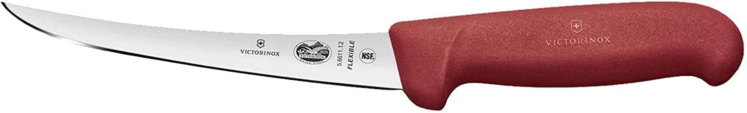Victorinox Küchenmesser Ausbeinmesser Fibrox rot 12 cm, 5. 6611. 12 Bild 1