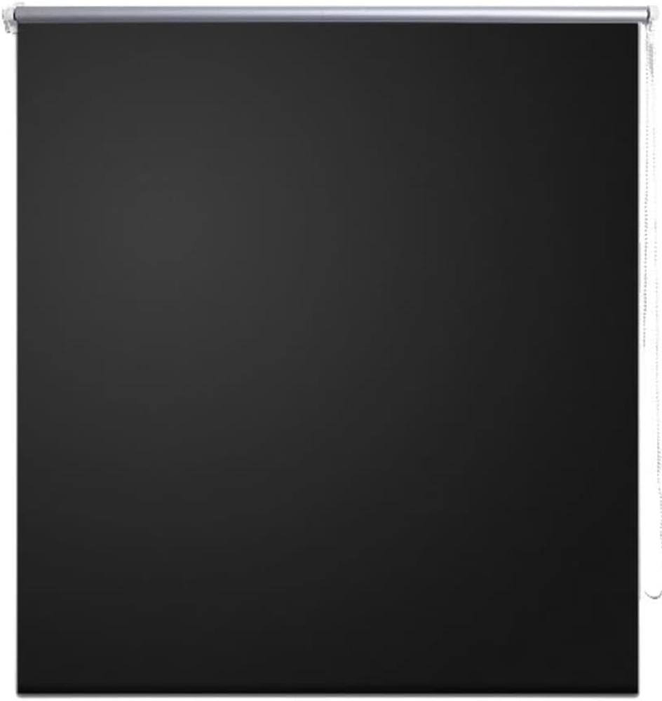 Verdunkelungsrollo 160 x 175 cm schwarz Bild 1