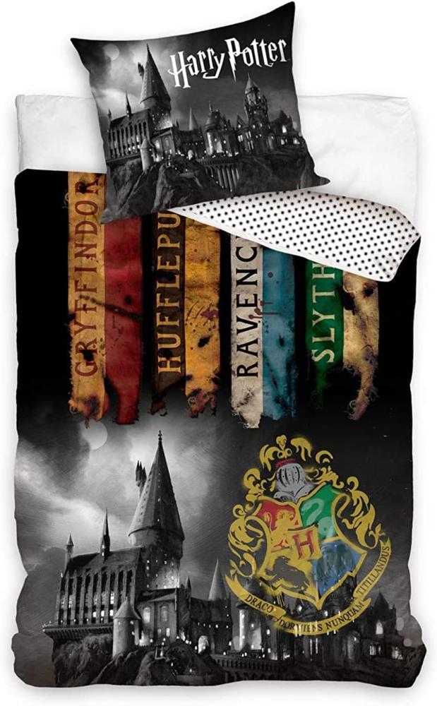 Harry Potter Hogwarts Dark Bettwaren 100 Prozent Baumwolle Bild 1