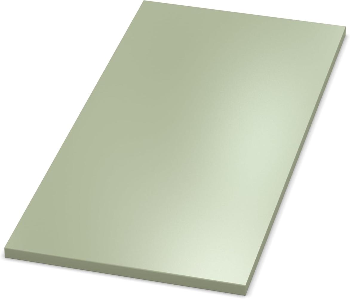 AUPROTEC Tischplatte 19mm Avocado Green 900 mm x 900 mm Holzplatte melaminharzbeschichtet Spanplatte mit Umleimer ABS Kante Auswahl: 90x90 cm Bild 1