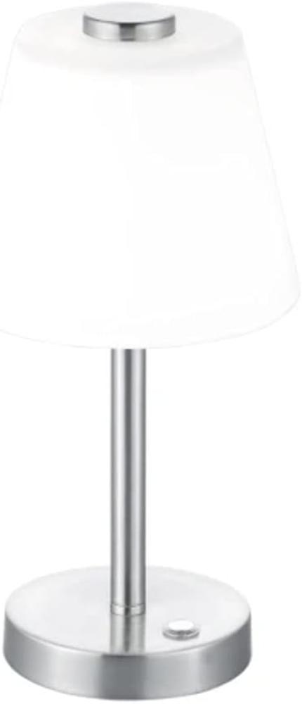 Nachttischleuchte Tischleuchte Tischlampe LED weiß/nickel matt Touch EMERALD Trio Leuchten Bild 1
