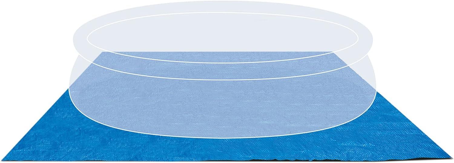 Intex Pool Ground Cloth - Pool Bodenplane - 4,72 m² - Für Easy Set und Frame Pools von 244 - 457 cm, Blau, 472 x 472 cm Bild 1