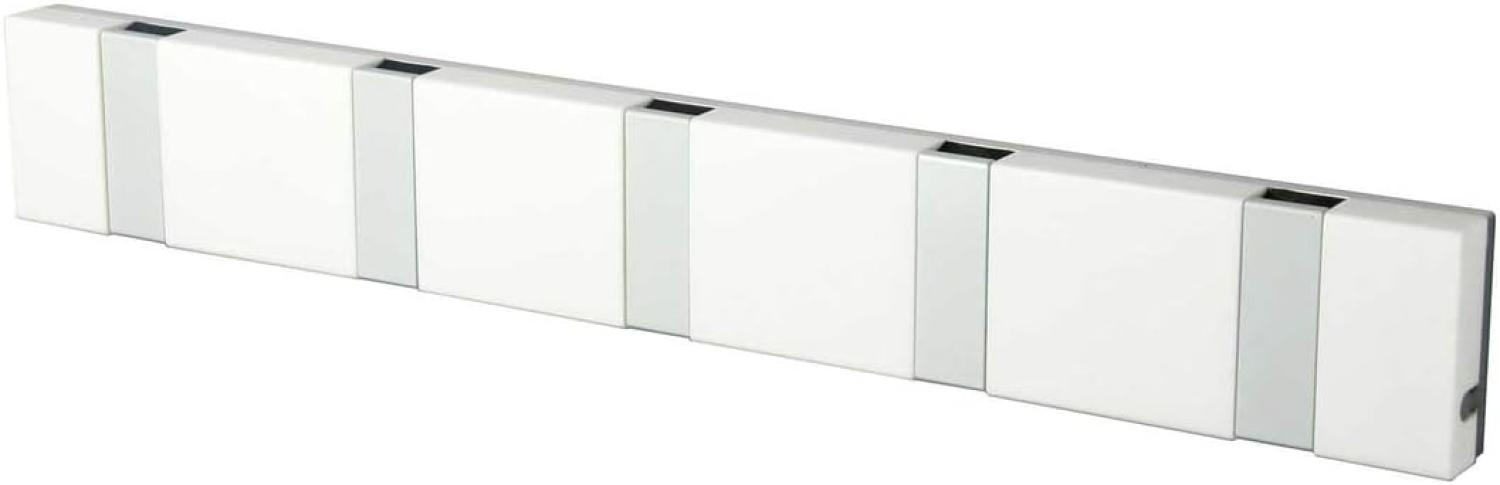 Knax Lite 5 weiß Luxus-Hakenleiste für Bad & Küche Länge 33,3 cm Bild 1