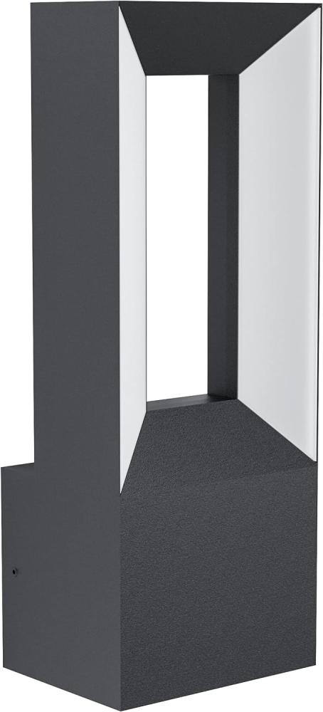 Eglo 98725 LED Wandleuchte RIFORANO Aluguss schwarz / Kunststoff weiß LxBxH:11,0x8,5x29cm - IP44 - 2X5W - 3000K Bild 1