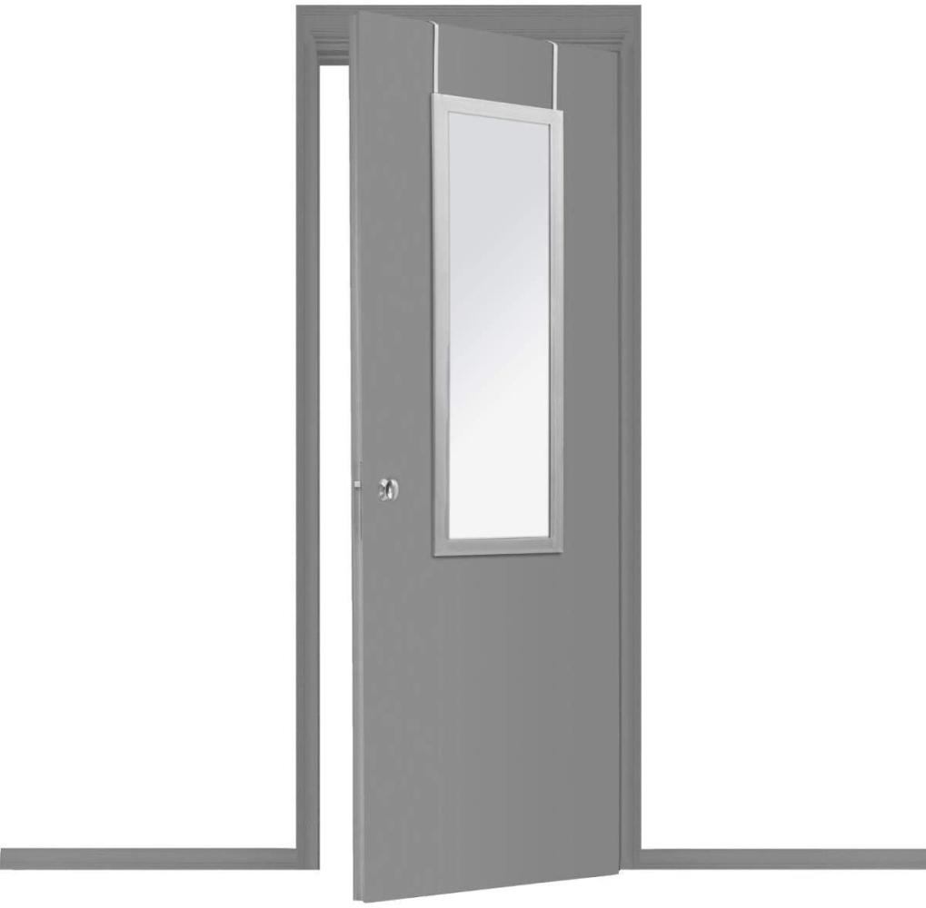 Spiegel an Türen in Aluminiumrahmen hängen, 110x36 cm - Atmosphera Bild 1