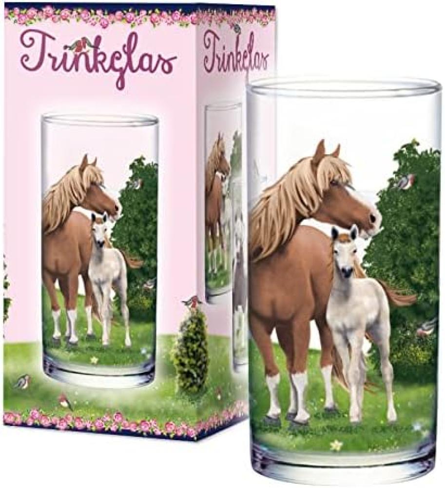 TapirElla Trinkglas Pferde 2 Bild 1