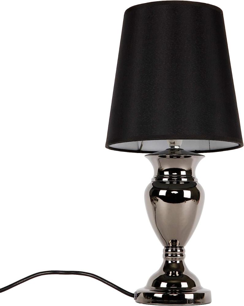 Moderne Tischlampe H:48cm Schwarz Tischleuchte Lampe Leuchte [Lux. Pro] Bild 1