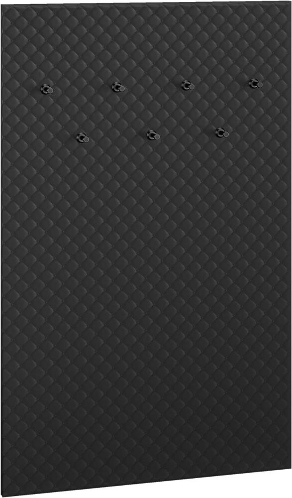 Garderobenpaneel Caro Flurgarderobe 80x3x126 cm schwarz Bild 1