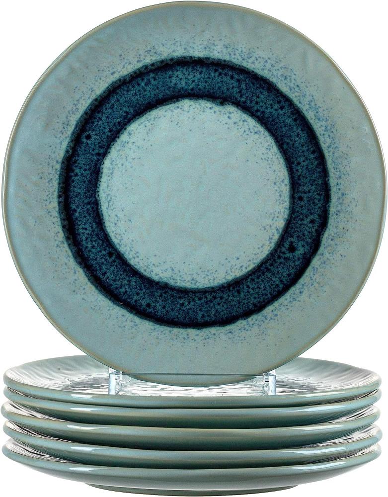 Leonardo MATERA Keramikteller 22,5 cm blau 6er Set Bild 1