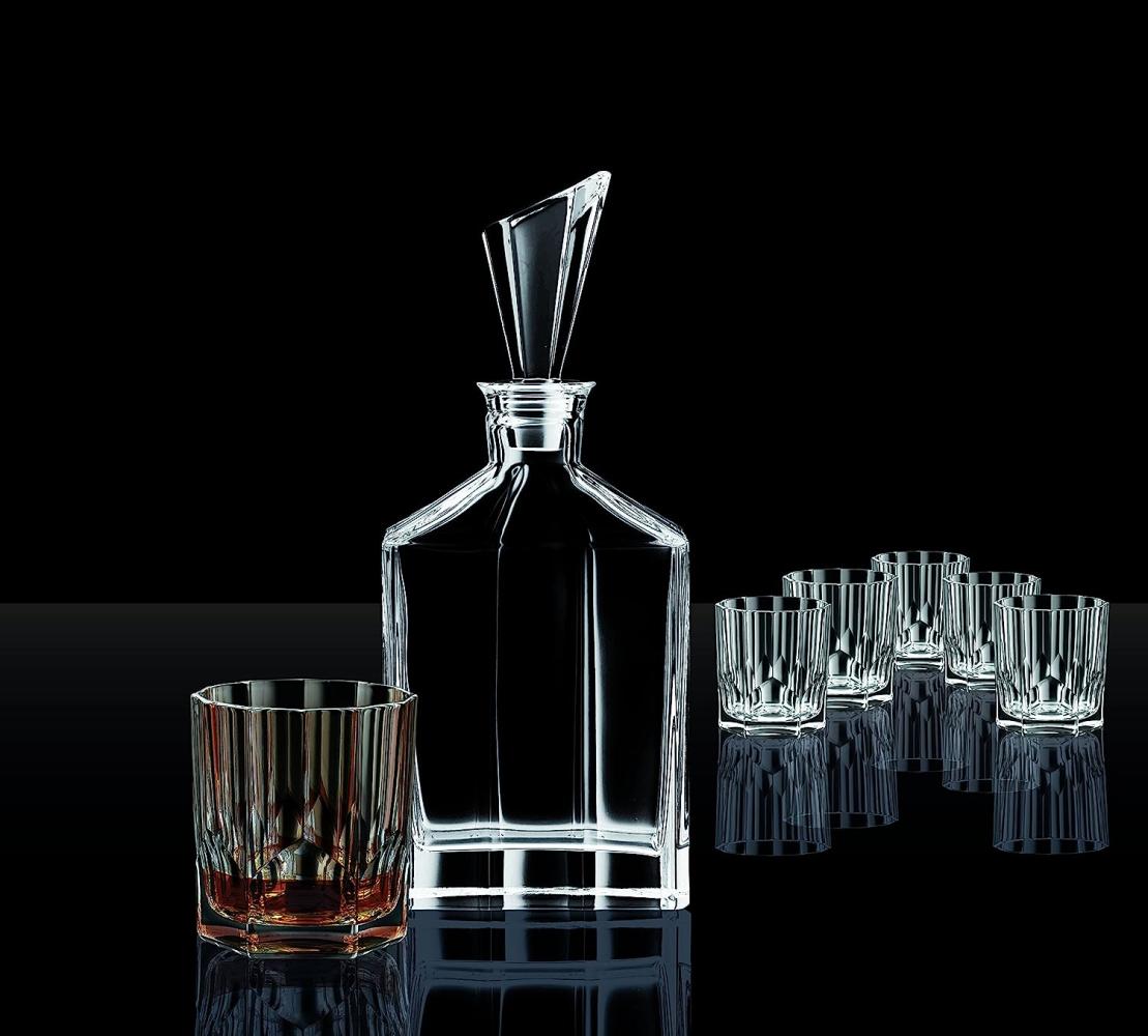Nachtmann Aspen Whisky Set, 7-tlg, Barware, Dekanter und Whiskygläser, Tumbler, Kristallglas, 0090025-0 Bild 1