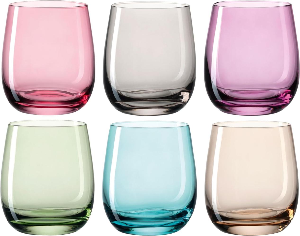 Leonardo SORA Trinkglas klein 0,3l farbig sortiert 6er Set Bild 1