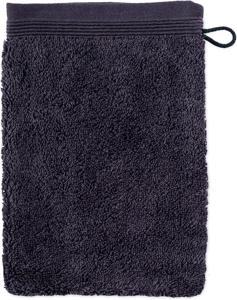 möve Superwuschel Waschhandschuh 20 x 15 cm aus 100% Baumwolle, dark grey Bild 1