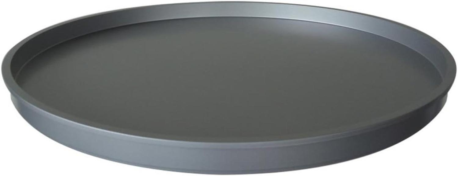 Kartell 4959SI Abschlußplatte für Baukastenelement Componibili rund undurchsichtig Durchmesser 42 x 2,9 cm ABS, silber Bild 1