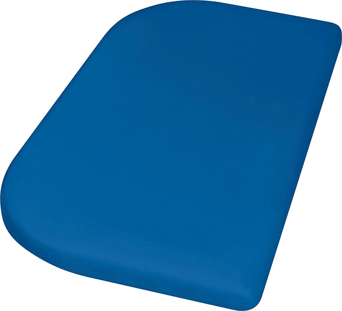 Playshoes Spannbetttuch Baumwolle für Seitenbett 81 x 42 cm blau Bild 1