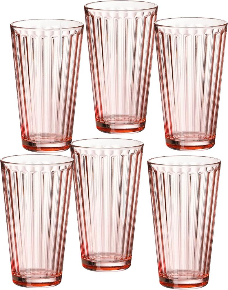 Ritzenhoff und Breker Longdrink Gläser 400ml Lawe 6 Stück Rosé Rosa Bild 1