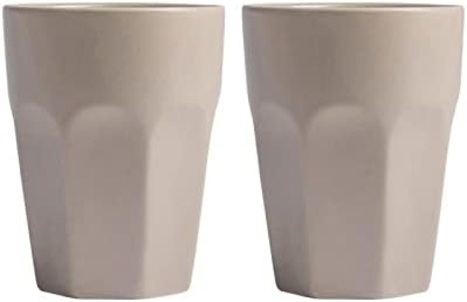 GUSTA Becher 220ml beige 2er Set 900583 Bild 1