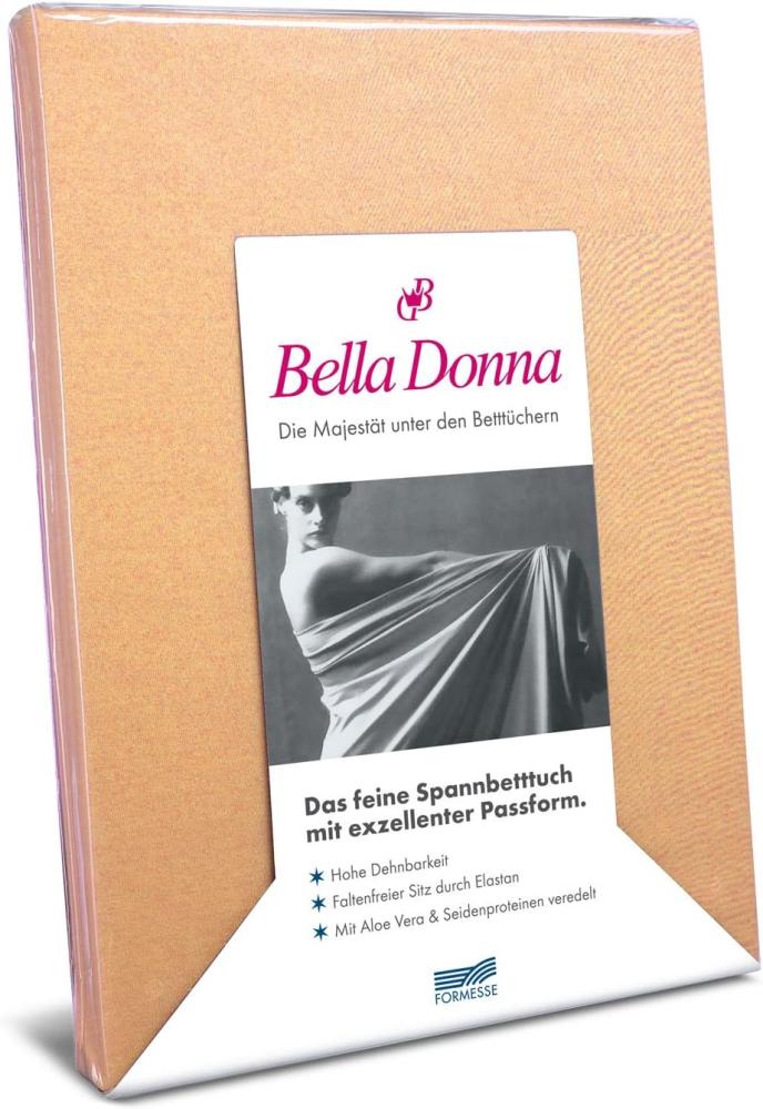 Formesse Bella-Donna Jersey Spannbettlaken | 180x200 - 200x220 cm | safran Bild 1