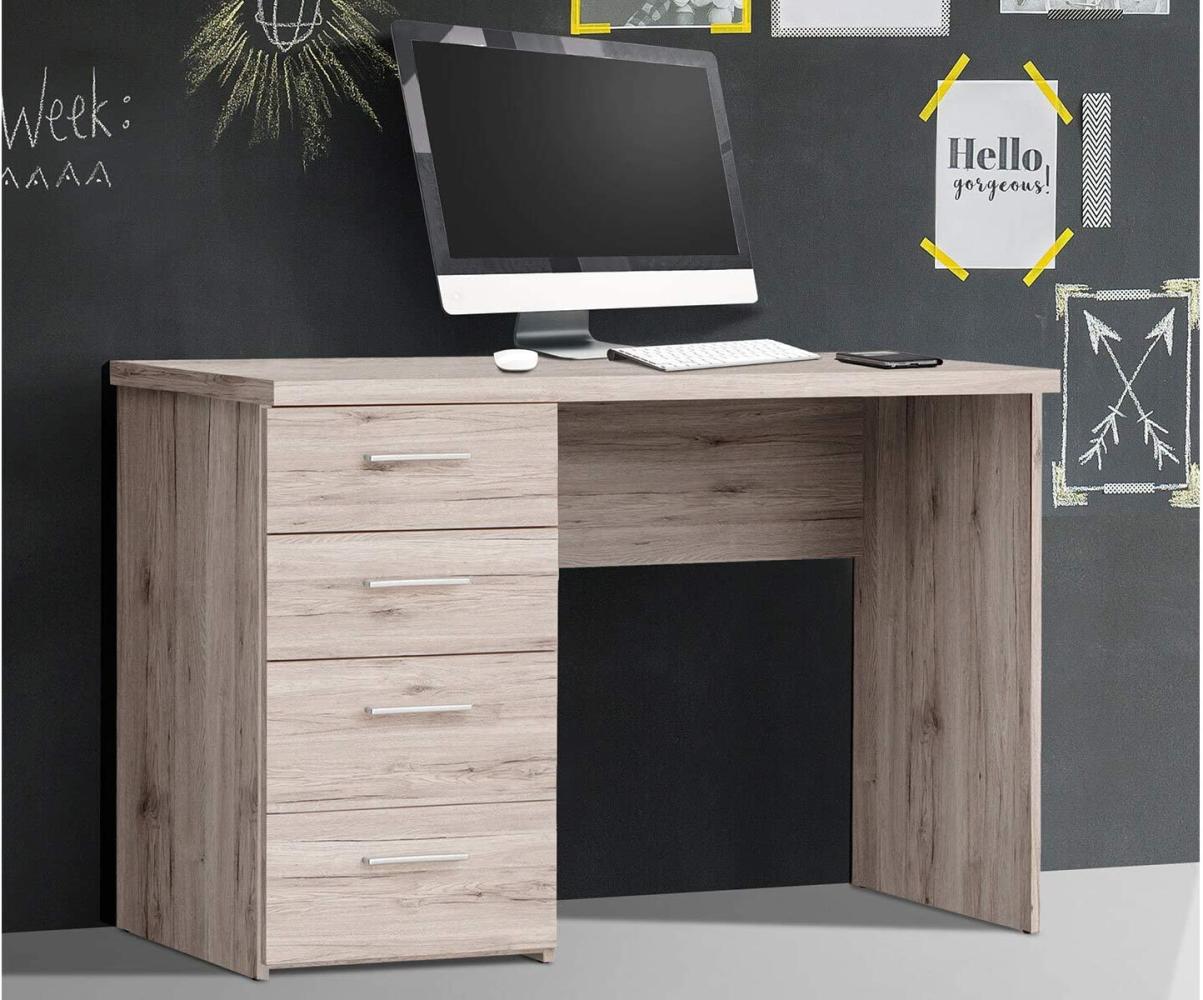 Schreibtisch >Balu< in Sandeiche - 110x76,5x60cm (BxHxT) Bild 1