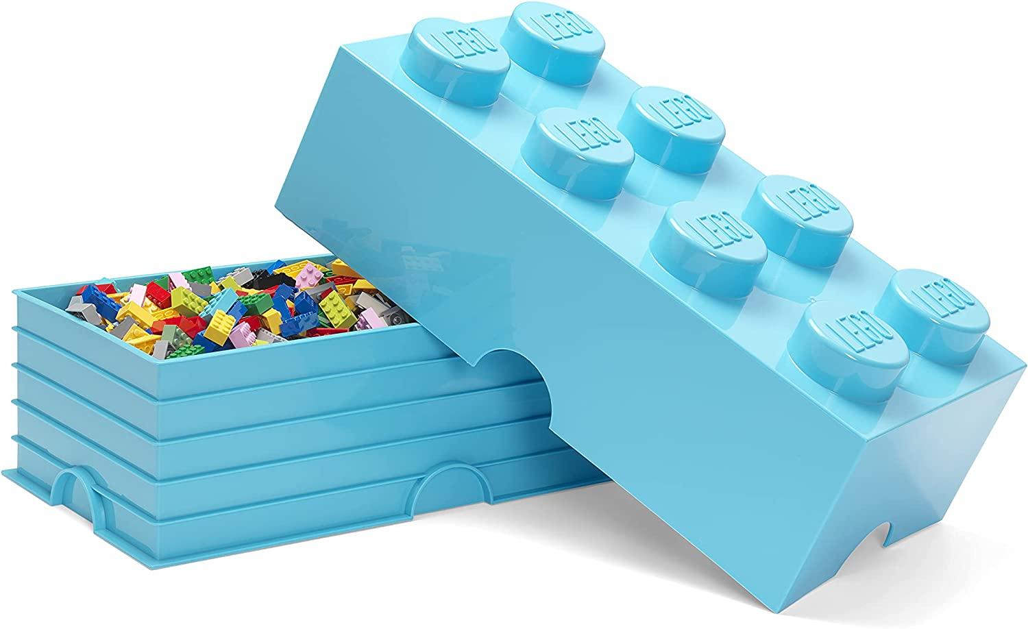 Lego 'Storage Brick 8' Aufbewahrungsbox türkis Bild 1