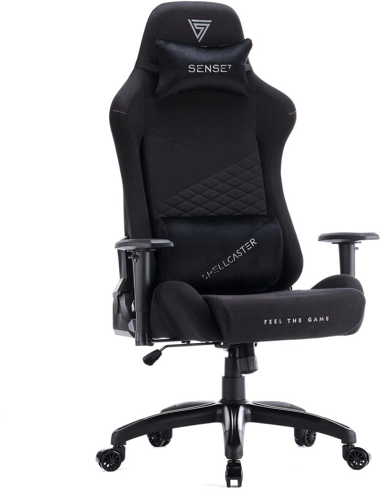 SENSE7 Spellcaster Senshi Edition XL Gaming Stuhl, HDF Platte, Black Bild 1