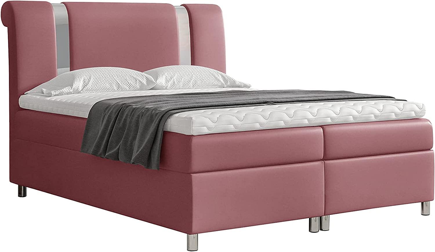 Stylefy 'Asuncion' Boxspringbett Velours Jasmine  Dunkelgrau 160 x 200 cm Bild 1