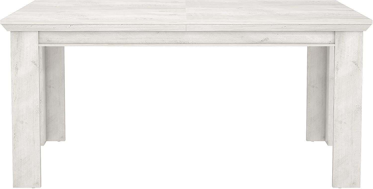 Esstisch KASHMIR Tisch Esszimmertisch in Pinie weiß 160-205 Bild 1
