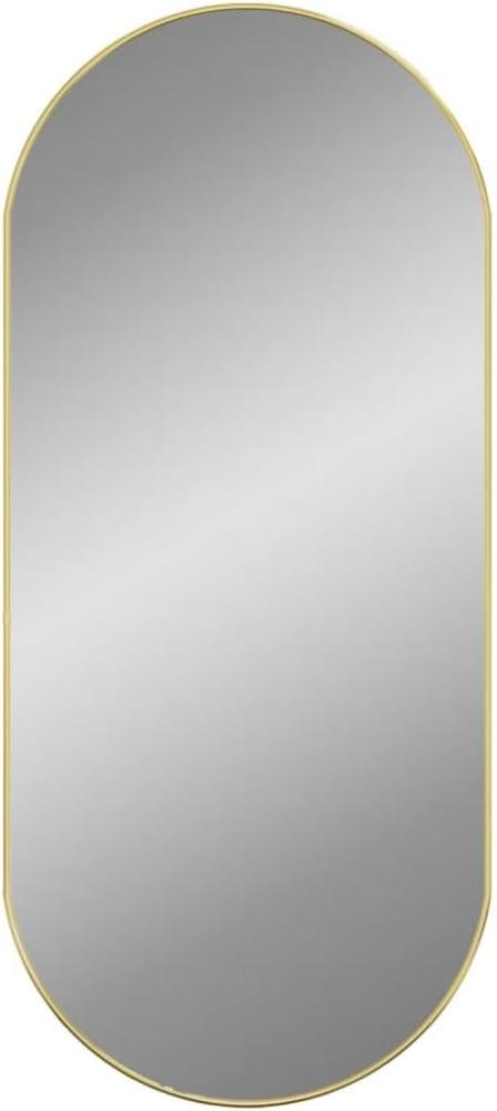 Wandspiegel Golden 100x45 cm Oval Bild 1