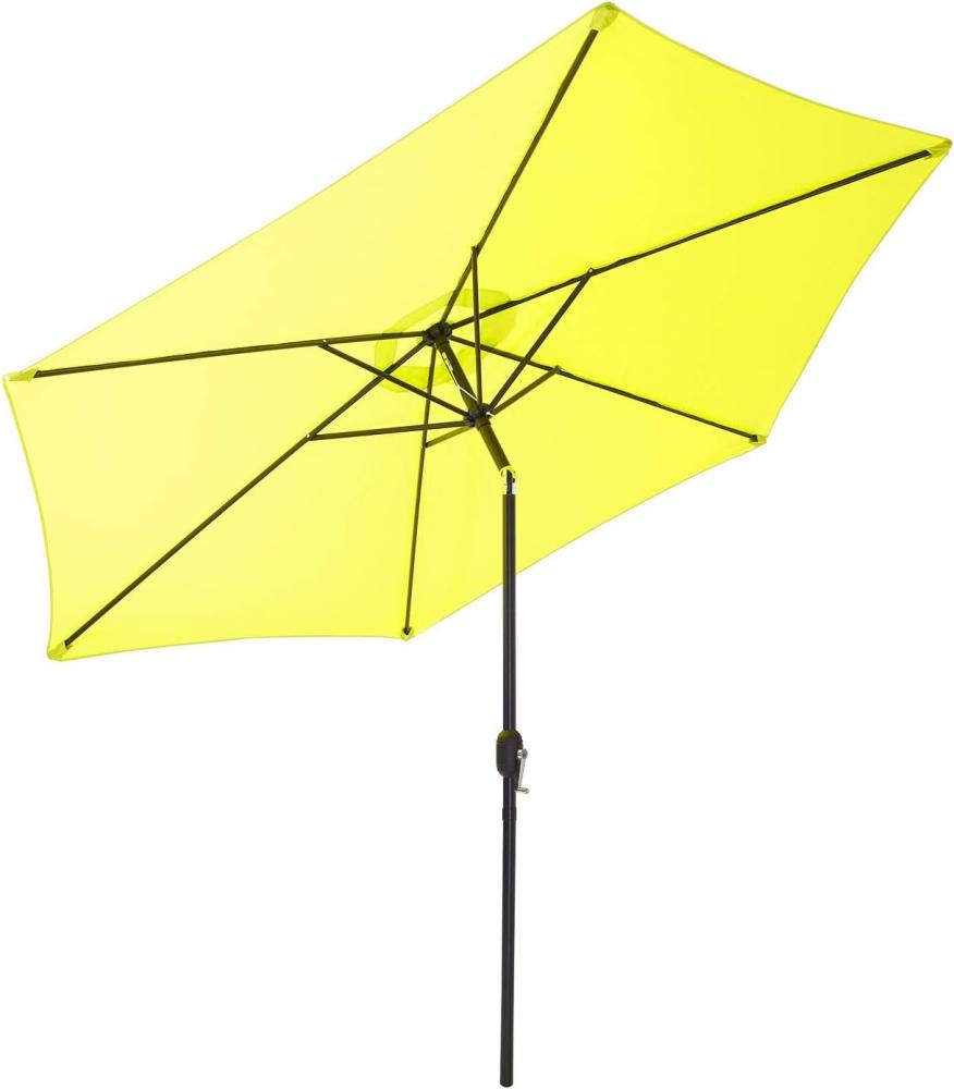 Sonnenschirm, Stahl, 200 cm, lemon Bild 1