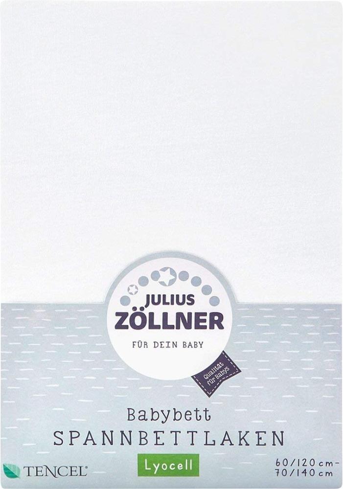 Julius Zöllner Spannbetttuch Tencel weiß,70x140 Bild 1