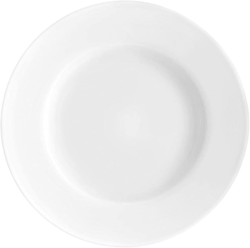 36x Suppenteller Weiß Tief Servierplatte Essen Speise Untersetzer Geschirr Tisch Bild 1