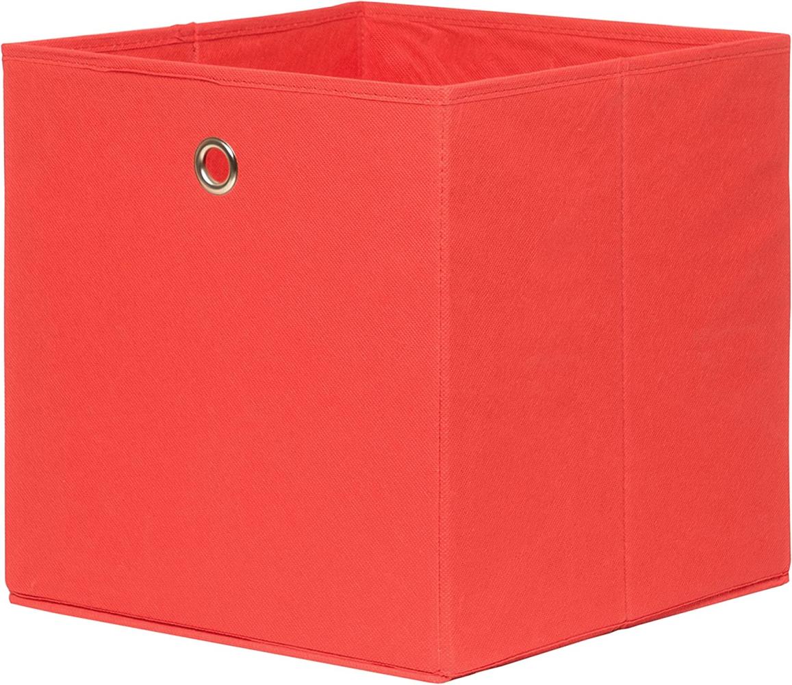 Faltbox FLORI 1 Korb Regal Aufbewahrungsbox in rot Bild 1