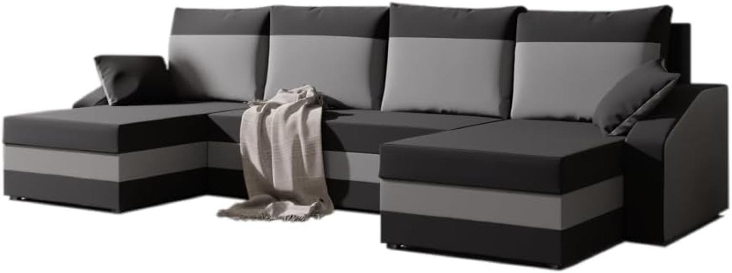 Sofa mit Schlaffunktion in U-Form WELTA,302x75x138,haiti 17/haiti 14 Bild 1