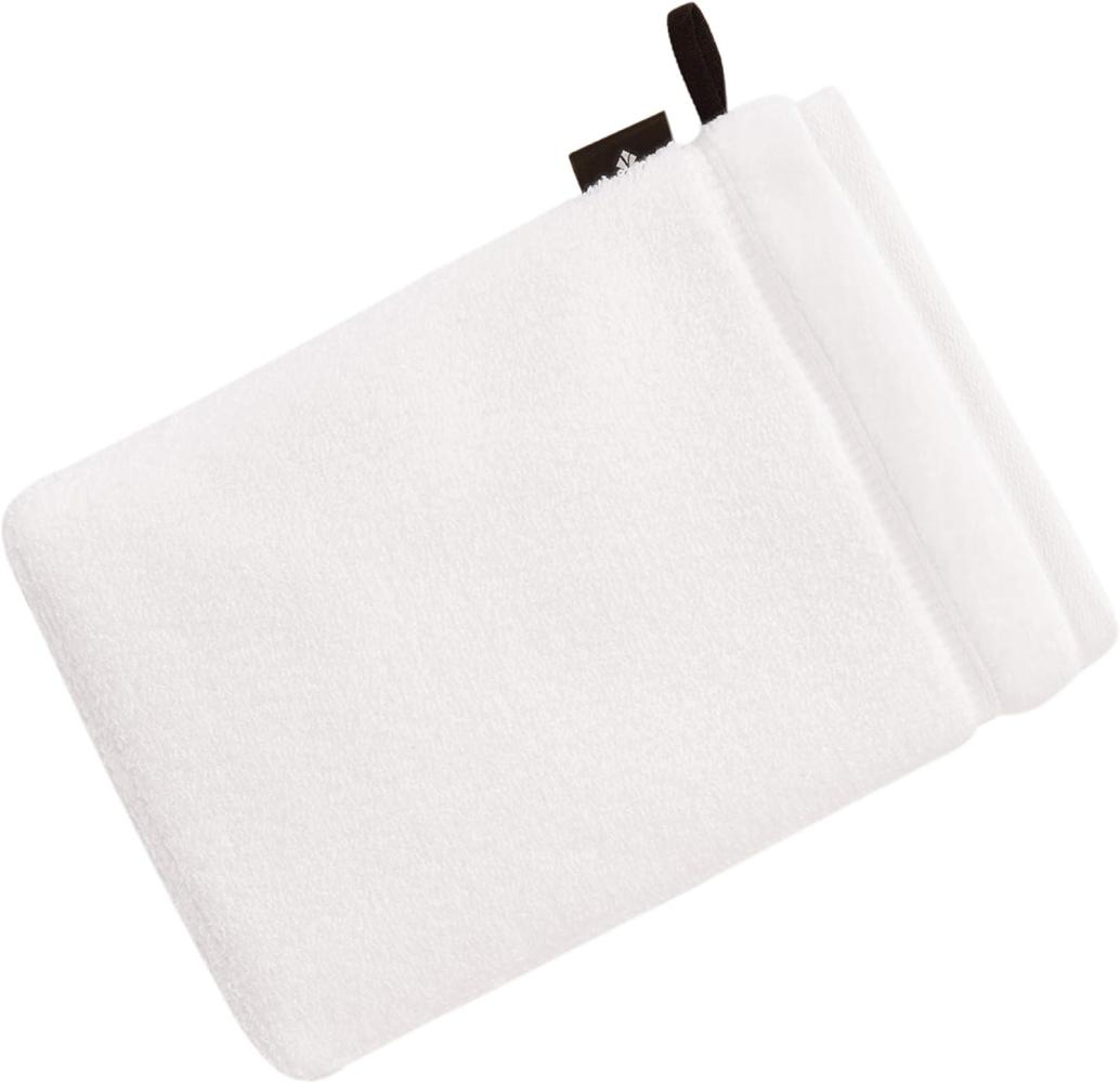 Vossen Baumwolle Handtücher Pure | Waschhandschuh 16x22 cm | weiss Bild 1
