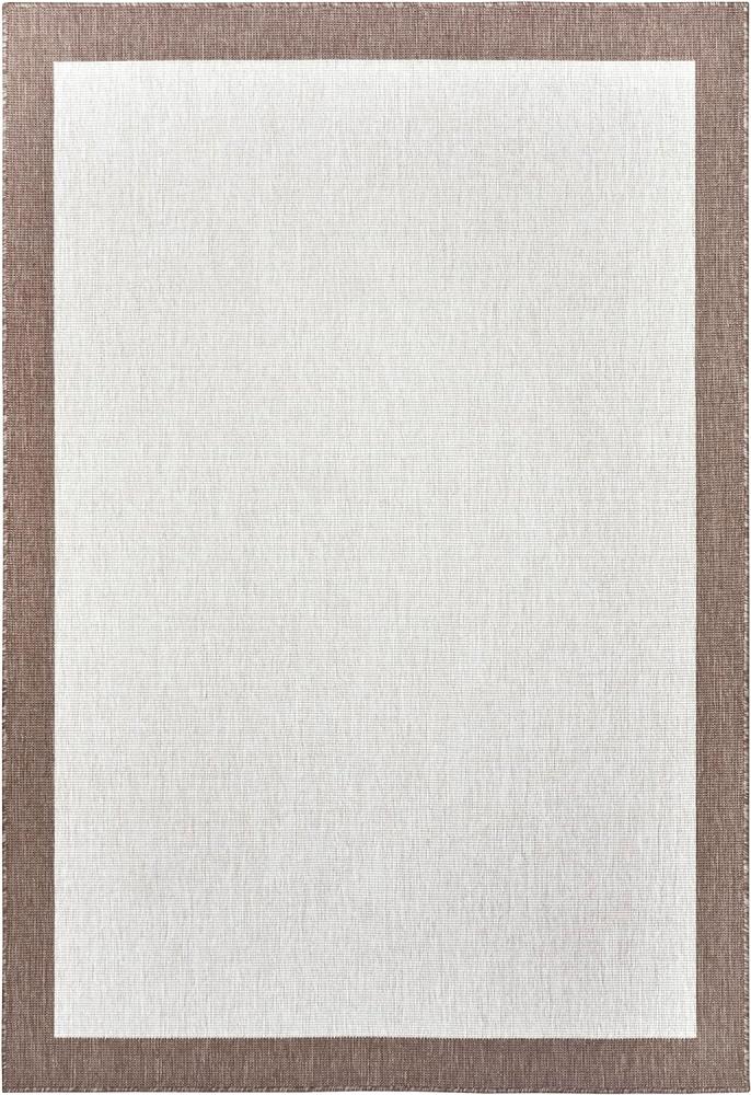 In- & Outdoor Wendeteppich Panama Creme Beige - 80x150x0,5cm Bild 1