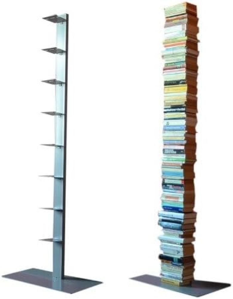 Radius Bücherregal Booksbaum 2 Silber einreihig stehend gross - 735 c Bild 1