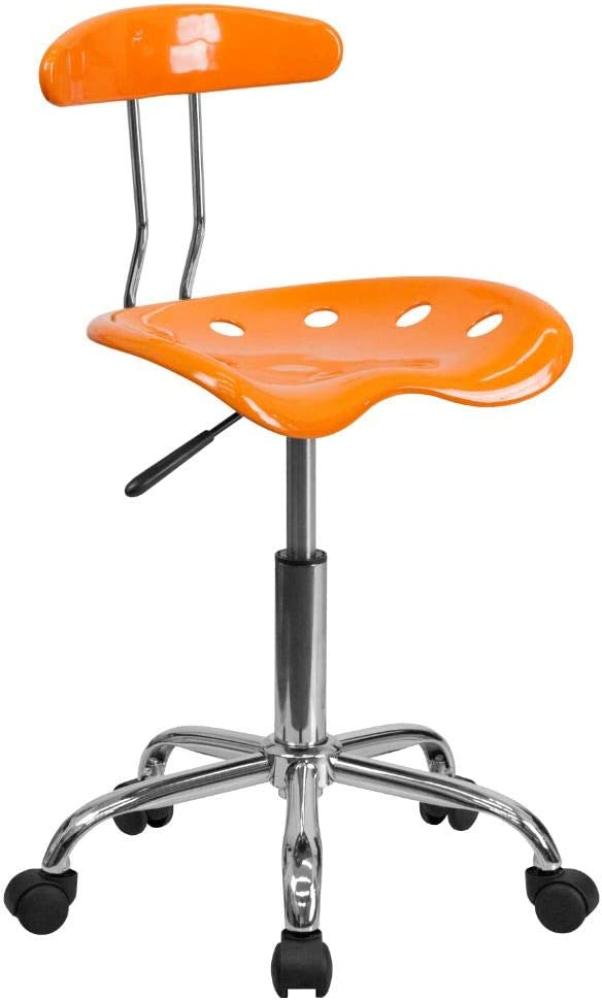 Flash Furniture Bürostuhl, Orange, 41. 91 x 43. 18 x 88. 27 cm Bild 1