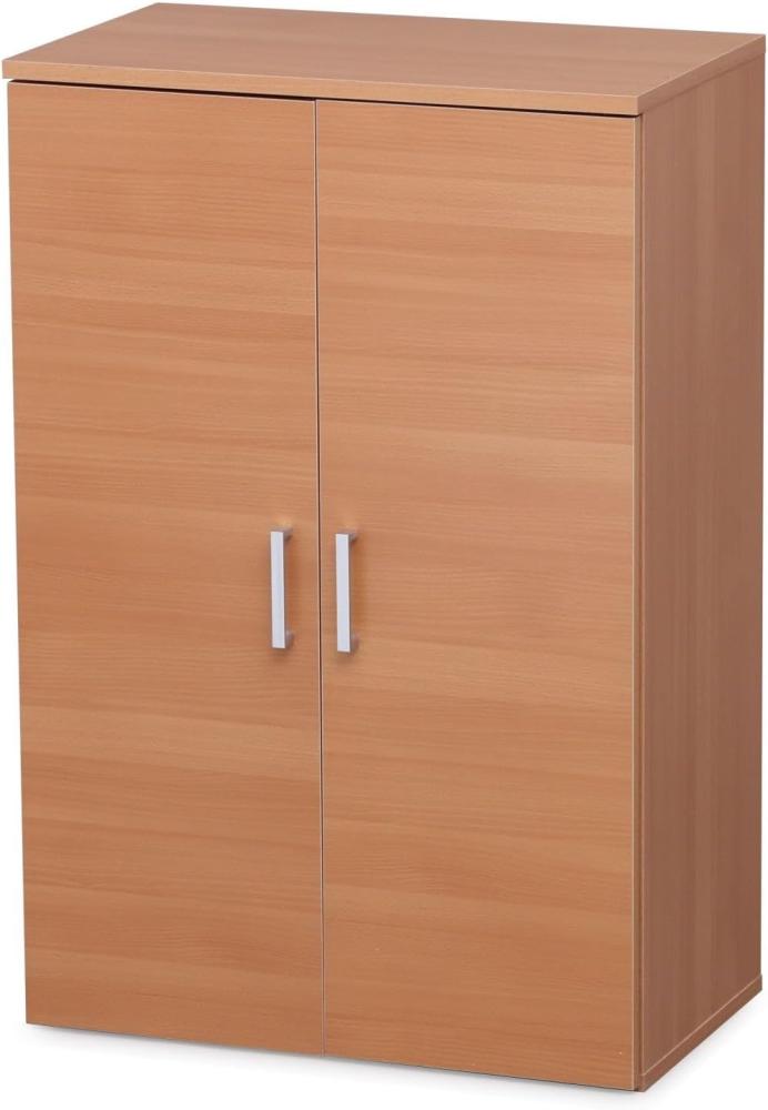 Iris Ohyama, Möbel, Regal, Schrank, Schuhorganizer, 6 Compartments, Modular, Kann 18 Paar enthalten, Flur, Schlafzimmer, Wohnzimmer, Büro - Shoe cabinet SR-6035-Hellbraun Bild 1