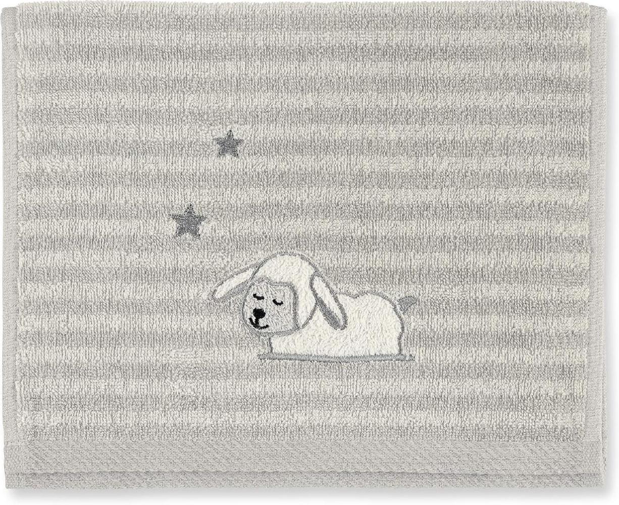 Sterntaler Kinderhandtuch Schaf Stanley, Alter: ab 0 Monate, 50 x 30 cm, Grau Bild 1