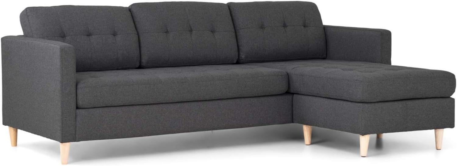 Ecksofa Mars grau Stoffsofa Eckgarnitur Couchgarnitur Couch Sofa Wohnlandschaft Bild 1