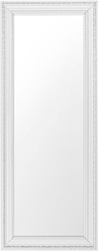 Wandspiegel weiß / silber rechteckig 50 x 130 cm VERTOU Bild 1