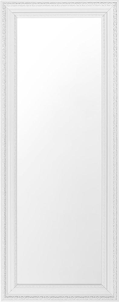 Wandspiegel weiß / silber rechteckig 50 x 130 cm VERTOU Bild 1