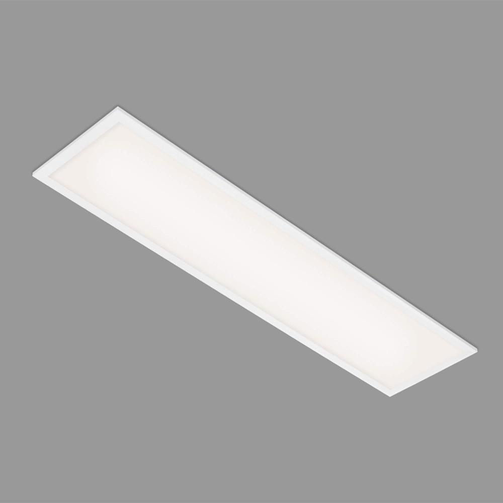 BRILONER - LED Deckenlampe ultraflach, neutralweiße Lichtfarbe, 22 Watt, 2400 Lumen, LED Lampe, LED Deckenleuchte, Wohnzimmerlampe, LED Panel, Küchenlampe, Deckenbeleuchtung, 100x25x6 cm, Weiß Bild 1