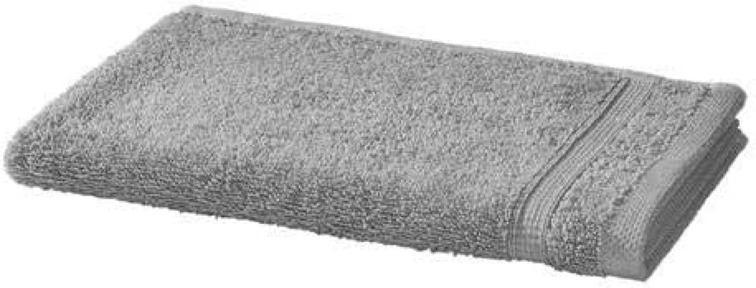 Handtuch Baumwolle Plain Design - Farbe: Grau, Größe: 30x50 cm Bild 1