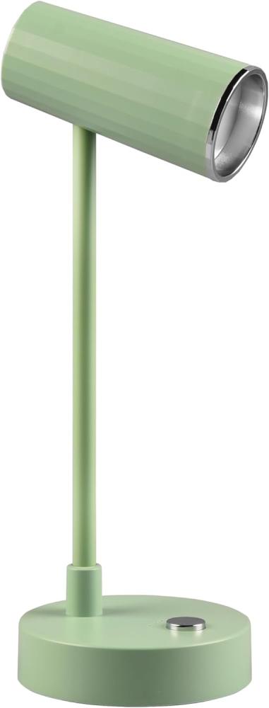 Akku Tischleuchte LENNY per USB aufladbar Sensordimmer Grün, 28cm Bild 1