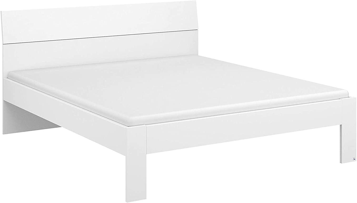 Rauch Möbel Flexx Bett Doppelbett Futonbett in Weiß Liegefläche 180 x 200 cm Gesamtmaße Bett BxHxT 185 x 90 x 209 cm Bild 1