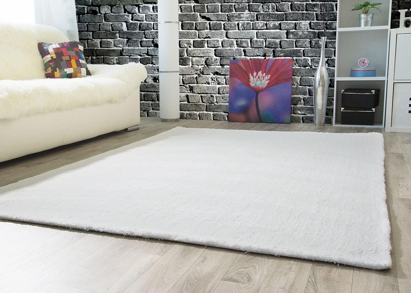 Designerteppich Nicki, Farbe: creme weiß, Größe: 250x350 cm Bild 1
