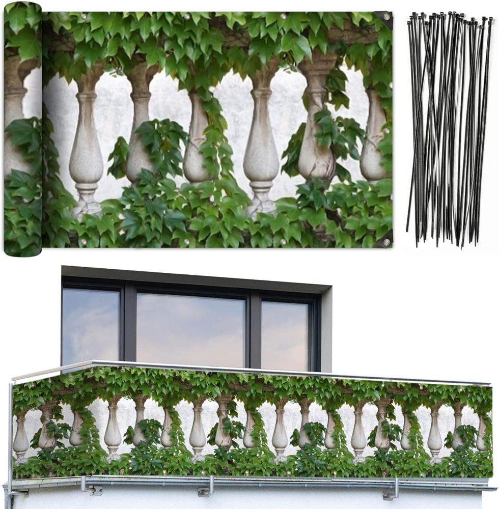 Balkonsichtschutz, Ivy Fence, 5 m x 35 cm Bild 1