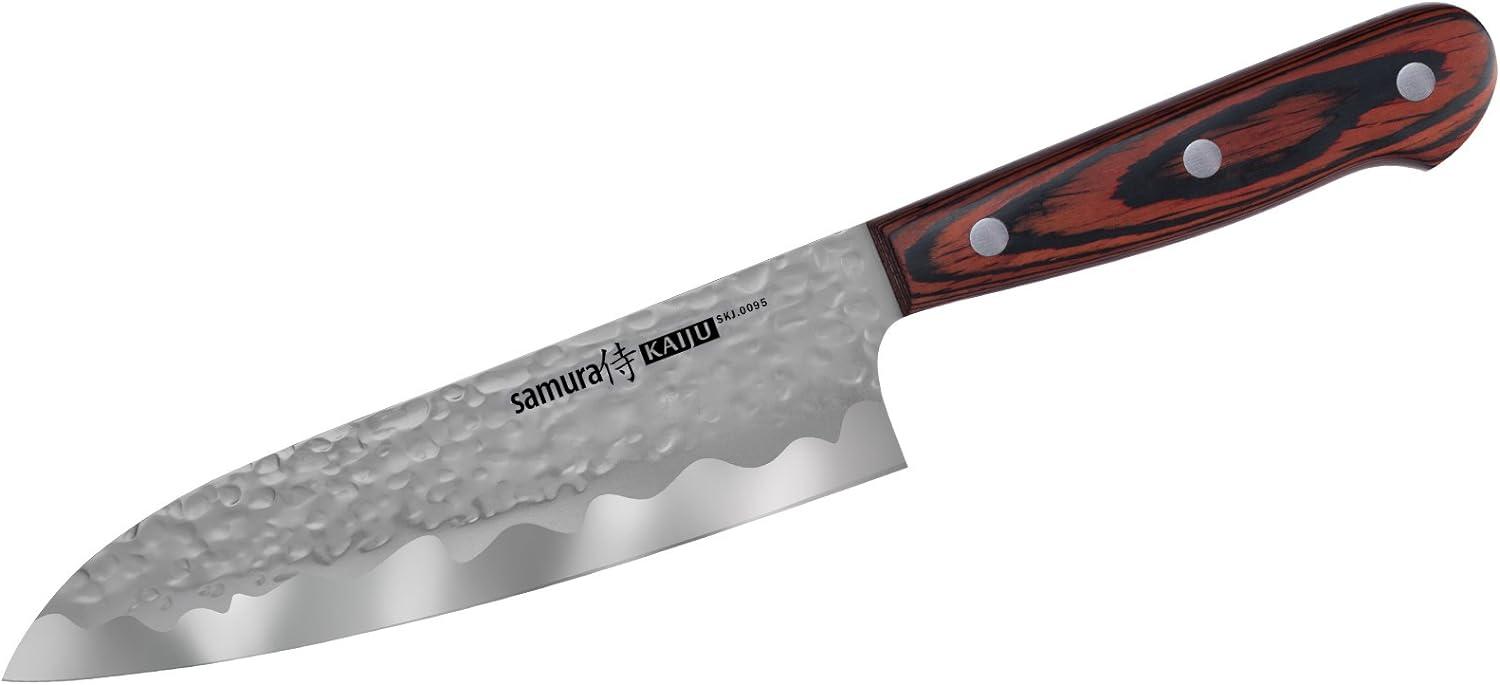Samura KAIJU Küchenmesser Santoku 7. 1/180mm aus AUS 8 japanischem Stahl 59 HRC (SKJ-0095) Bild 1