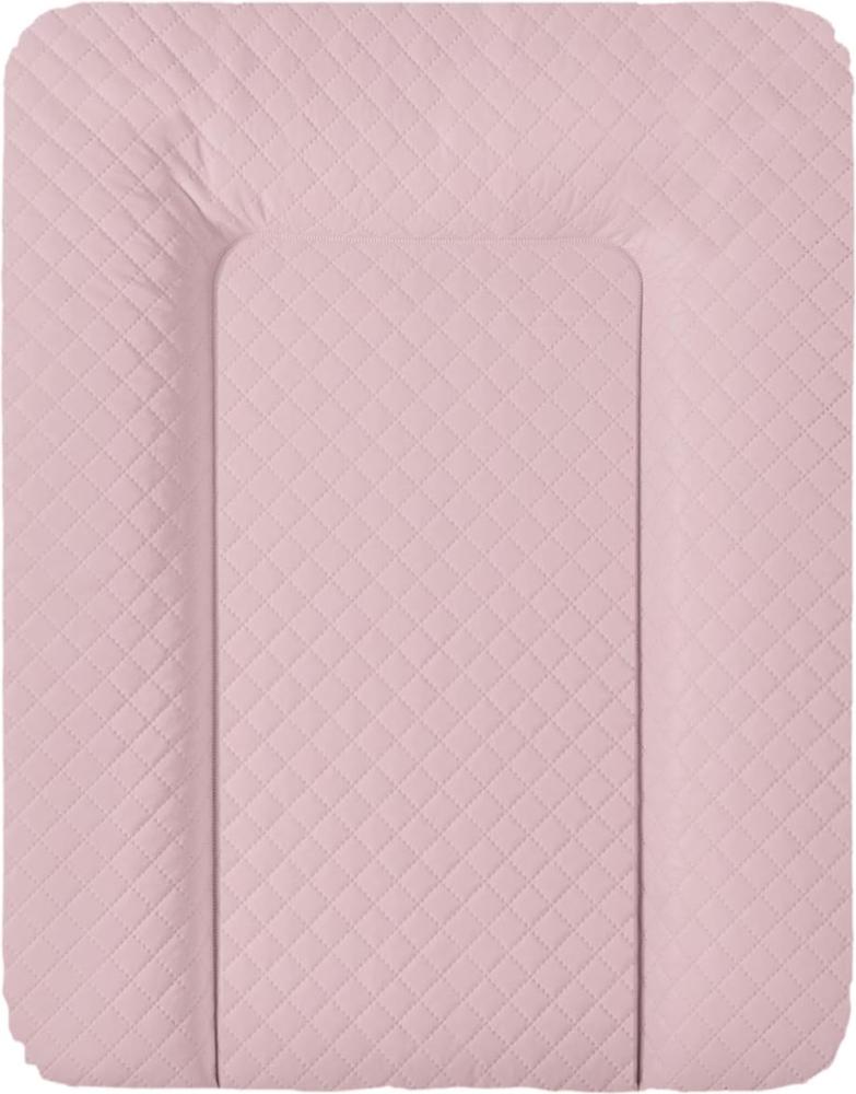 Ceba Baby Wickelauflage Wickelunterlage Wickeltischauflage 80x75 cm, 50x70 cm, 70x75 cm Abwaschbar gesteppt - Pink 50x70 cm Bild 1