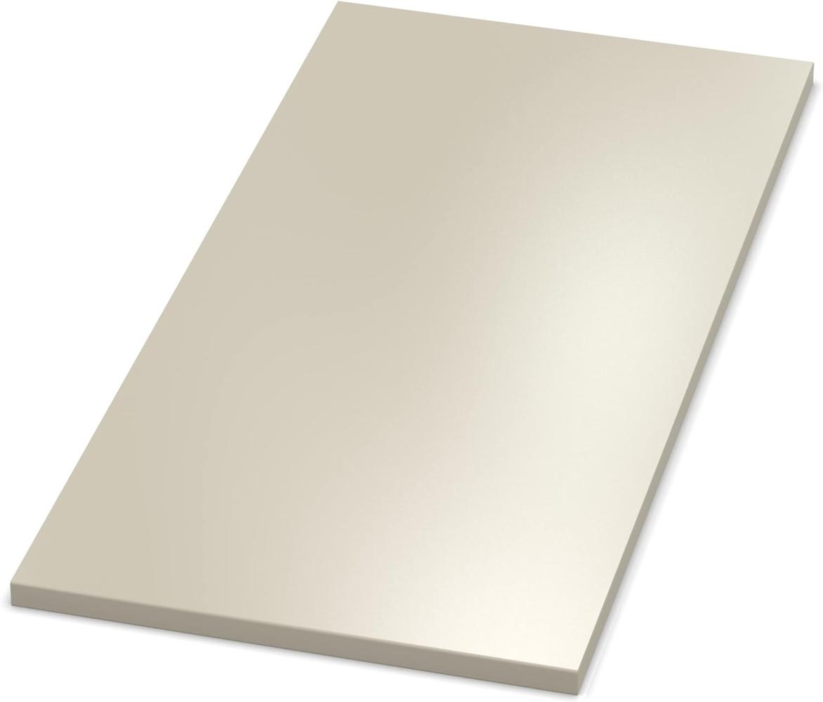 AUPROTEC Tischplatte 19mm Kaschmirgrau 1000 x 1000 mm Holzplatte Dekor Spanplatte mit Umleimer ABS Kante Auswahl: 100 x 100 cm Bild 1